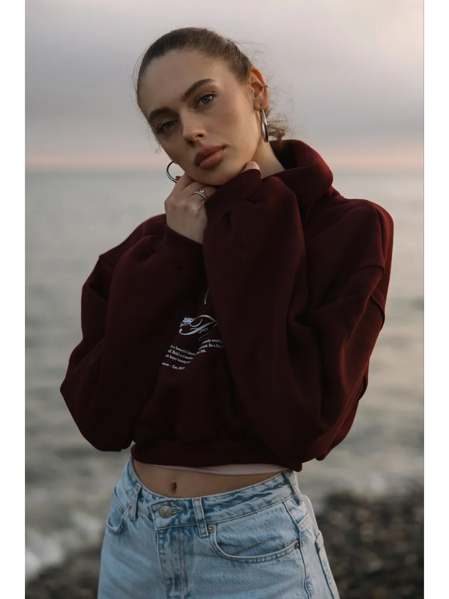 Flower бордовый — Бордовый